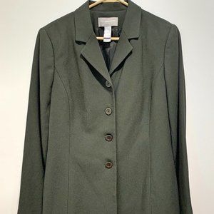 Liz Claiborne Dark Green Blazer